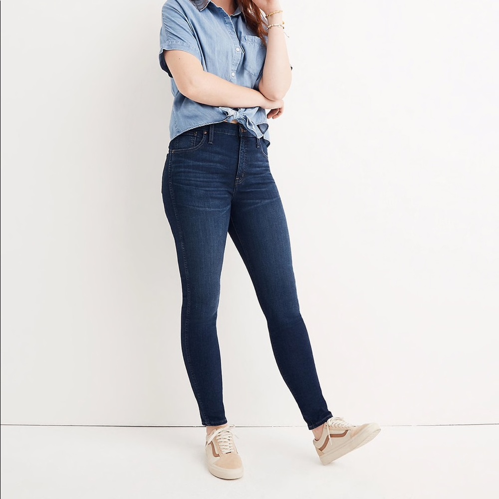 Madewell high rise skinny jeans